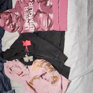 3 girls jacket/hoodies size 7
